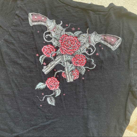 Rock & Rose crystal graphic tee - Picture 5 of 9